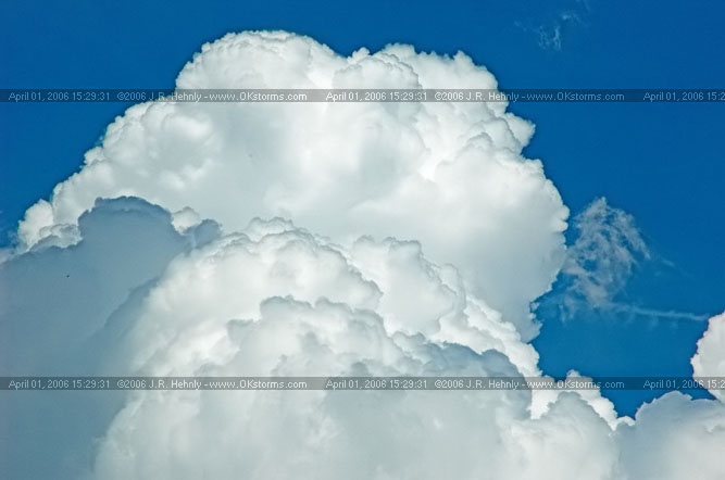 April 1, 2006 - Shamrock, Texas and Western Oklahoma Developing cumulus clouds.
 - 20060401_152931.jpg