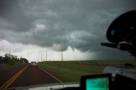North of Perry, OK - More scary looking clouds.

