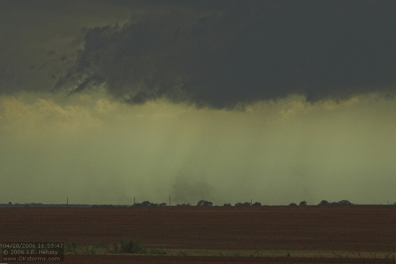 16:58:47 - We get excited to see some dust kicked up by the advancing front.