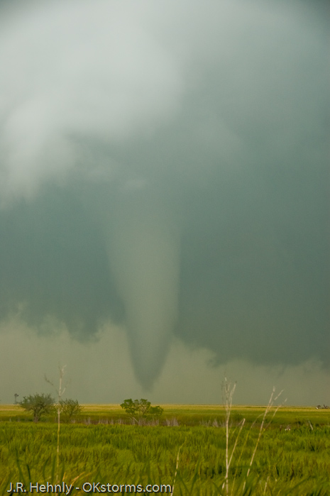 New tornado northeast of Hennessy, OK.