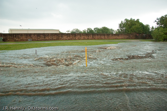 Flash flooding in Perry, OK.