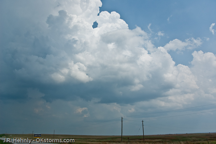 Convection finally begins nearly on top of us.