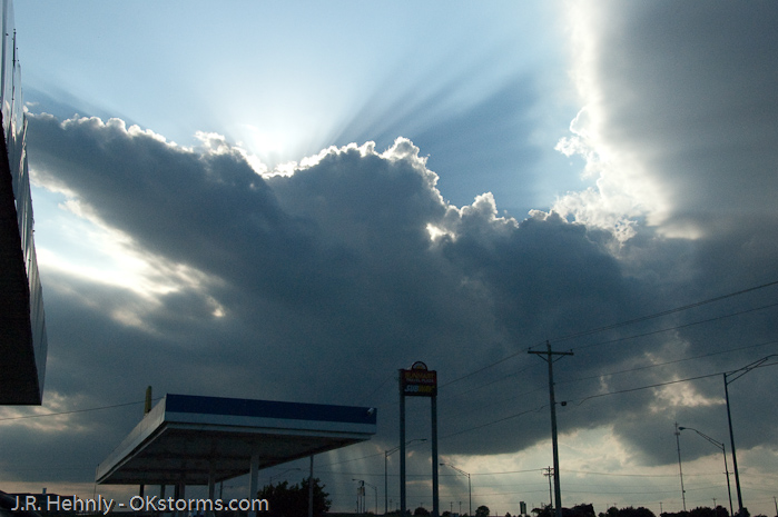 Convection finally begins to fire to our west and northeast.