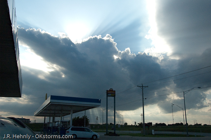 Convection finally begins to fire to our west and northeast.