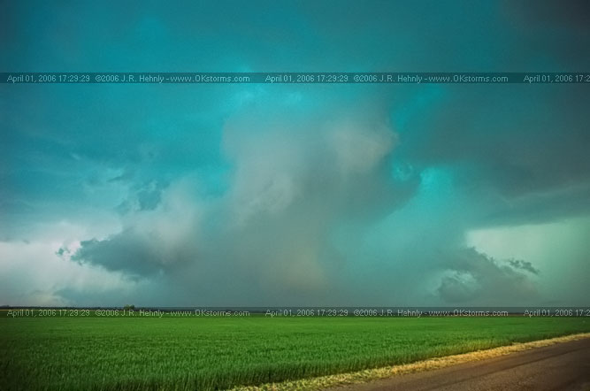 April 1, 2006 - Shamrock, Texas and Western Oklahoma 10 miles south-southeast of Sayre, OK
 - 20060401_172929.jpg