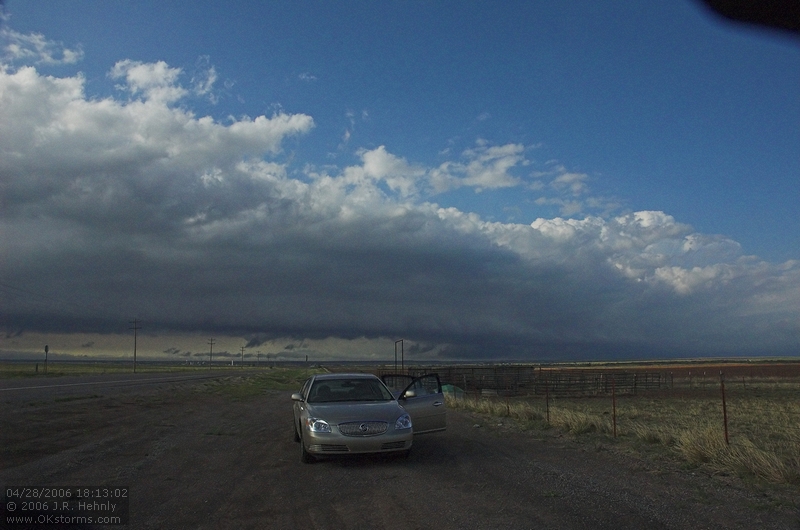 18:13:02 - The convection dies out as we retreat back into southwest Oklahoma, so we call it a day.