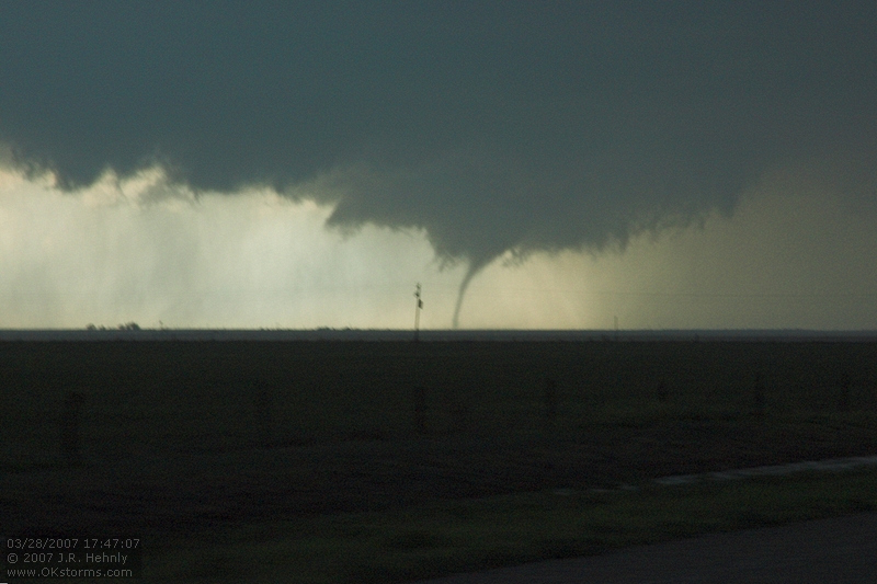 Tornado to the southwest of Silverton.